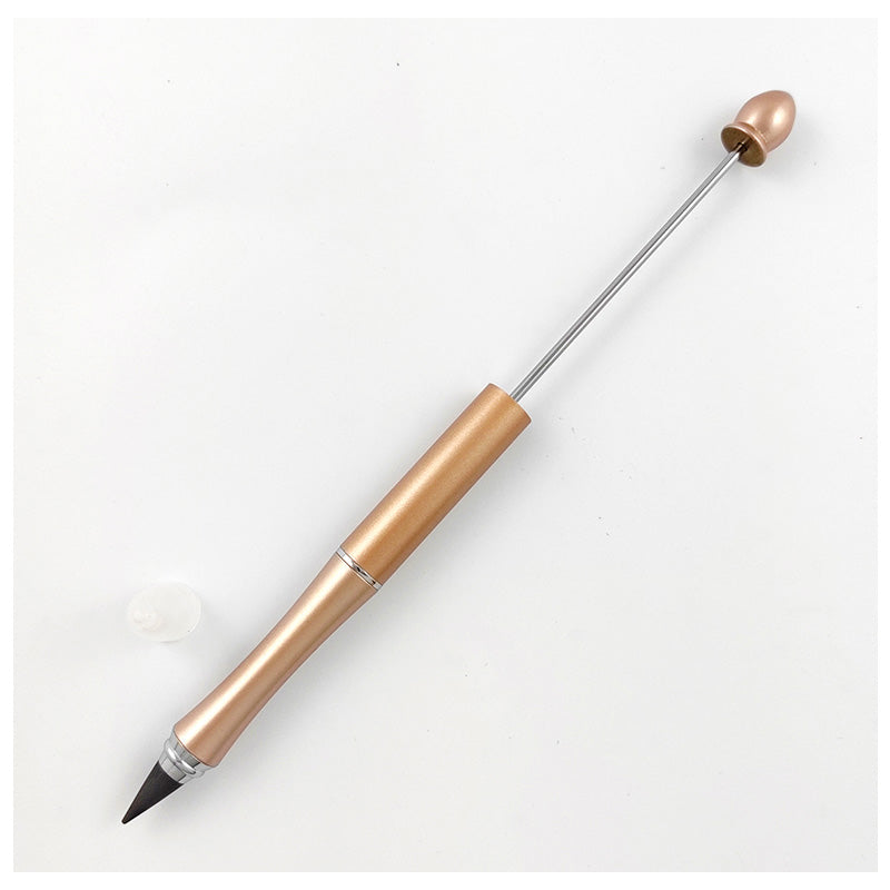 Wholesale Beadable Pencil Metal  DIY for Beaded Pen With Eraser